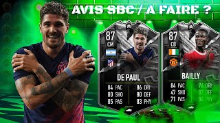 FIFA 22 AVIS SBC DE PAUL ET ÉRIC BAILLY SHOWDOWN QUEL CARTE CHOISIR [upl. by Schwartz248]