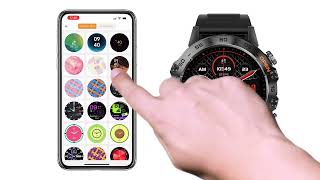 LIGE Smart Watch BW1846 install software and connect bluetooth [upl. by Anelleh]