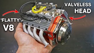 Worlds Smallest FLATHEAD V8  Assembling amp Running [upl. by Ecirum]