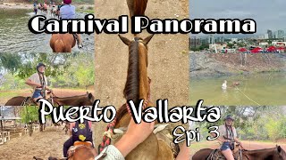 Horseback riding in Puerto Vallarta  Cruise Epi 3  horses tacos rivers and so much more [upl. by Nazarius]