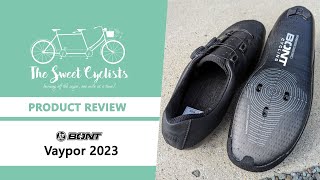 Bont Vaypor 2023 Carbon Cycling Shoes Review  feat BOA Li2 Dials  Unidirectional Carbon  Light [upl. by Nibuz]