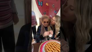 ALESSIA MARCUZZI festeggia 101 anni di sua nonna ❣️💕 [upl. by Elrahc844]