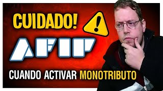 MONOTRIBUTO CUIDADO CON AFIP CUANTO DINERO PUEDO MANEJAR LIBREMENTE [upl. by Atteuqnas891]