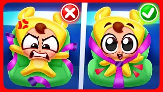 Safety Rules In The Car 🚗 Buckle Up 🚗 Nursery Rhymes and Song for Kids [upl. by Lennard]