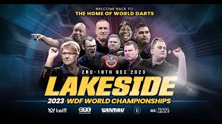 WDF World Darts Championship Live Session 16 2 10 December 2023 [upl. by Hanser]