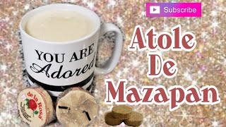 Atole De Mazapán Receta [upl. by Varick]