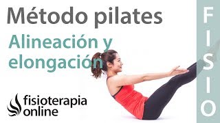 Aprender Pilates  Alineación y Elongación de la espalda [upl. by Llegna448]