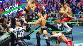 TEAM YOUTUBE VS UNDISPUTED ERA GCW ROYAL RUMBLE ACTION FIGURE MATCH [upl. by Perceval]