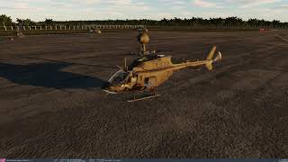 DCS OH58D Kiowa Warrior  Rudder Controls Setup Utility Thrustmaster  cr3puscul [upl. by Castle]