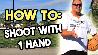 How To Shoot A Basketball With 1 Hand [upl. by Mara]