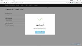 PHP Login and Registration System Password Reset  Send Password Reset Link to Email Address [upl. by Ledua]