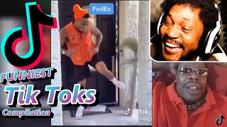 Reacting To The FUNNIEST TikToks Try Not To Laugh Tik Tok 1 [upl. by Tamqrah]