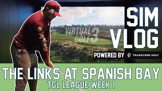 The Links at Spanish Bay  TGL League  Week 1  Trackman Vlog [upl. by Anael]