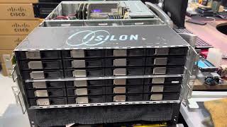 STORAGE ISILON NL400  UPGRADE  1 Parte [upl. by Benni]