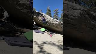 Methane V5  Tramway Bouldering bouldering rockclimbing outdoorclimbing tramwaybouldering [upl. by Liuqa]