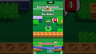 Matematik Dersinden Kaç Aldın brawlstars viralshort shortvideo shorts matematik maths [upl. by Nelli]