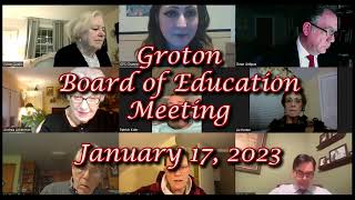 11723 Groton Board of Education Meeting [upl. by Amees]