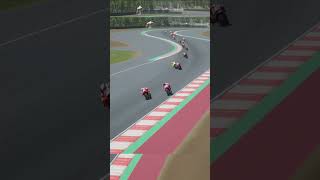 Duel Bagnaia vs Bastianini at the Mandalika Circuit motogp [upl. by Oderfigis]