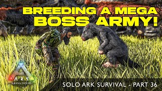 Breeding a MEGA army of Megatheriums Solo Ark Survival part 36 [upl. by Gussi668]