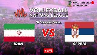 🔴LIVE IRAN VS SERBIA MENS VNL 2024 05232024 [upl. by Loughlin985]