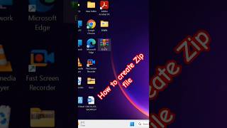 How to create a zip file Zip file kaise banaye tricks trending computershortcuts computertrick [upl. by Lias]