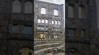 Roman theater of Aosta Teatro romano di Aosta [upl. by Dahlstrom]