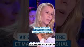 Le gros clash entre Marion Maréchal et FrançoisXavier Bellamy shorts politique debat [upl. by Goldi]