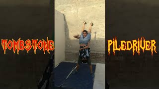 WWE AT HOME  UNDERKTAKER TOMBSTONE PILEDRIVER  short [upl. by Lukasz]