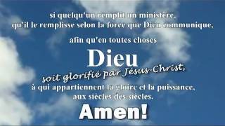 La Bible  1 Pierre 4flv [upl. by Notled]