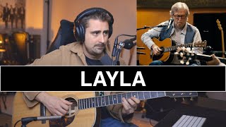 Eric Clapton  Layla  Lockdown Sessions  Guitar Lesson amp Reaction [upl. by Nonrev]