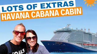 Carnival Mardi Gras Havana Cabana Stateroom Tour [upl. by Atiras]