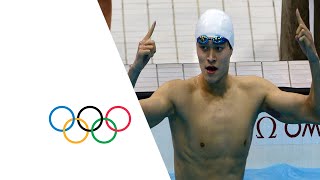 Sun Yang 400m Freestyle  New Olympic Record  London 2012 Olympics [upl. by Kristi]