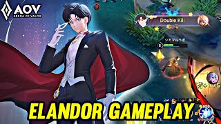 AOV  ELANDOR GAMEPLAY  IN JUNGLE  ARENA OF VALOR LIÊNQUÂNMOBILE ROV [upl. by Maribelle]