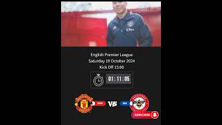 Manchester United vs Brentford Live Stream Lineups and TV Channel football MUNBRE mutv [upl. by Denoting429]