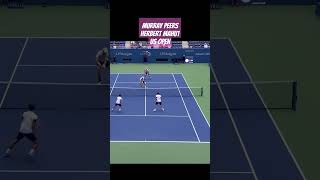 Murray Peers  Herbert Mahut Crazy Point Us Open [upl. by Reibaj674]