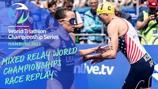 FULL RACE REPLAY 2023 MIXED RELAY WORLD CHAMPIONSHIPS HAMBURG [upl. by Cross907]