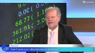 UN RALLYE BOURSIER EN DECEMBRE  Philippe Béchade sur Boursorama TV [upl. by Jehu]