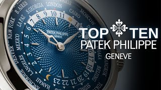 Top 10 Best Patek Philippe Watches  The Luxury Watches [upl. by Juditha]