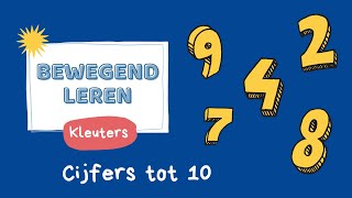 Bewegend leren  Cijfers tot 10  Kleuters [upl. by Taggart]