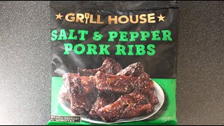 Grill House SALT amp PEPPER PORK RIBS  Iceland  £4 or 3 for £10  600g  Rib Review [upl. by Sonnie507]