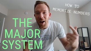 THE MAJOR SYSTEM MEMORIZING NUMBERS  RANDOM MEMORY TIPS 003 [upl. by Ardnoet820]