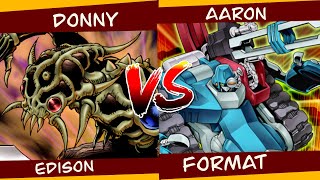 Yugioh Zombies vs Chaos Machina Edison Format Gameplay at Card Addiction [upl. by Krissy]