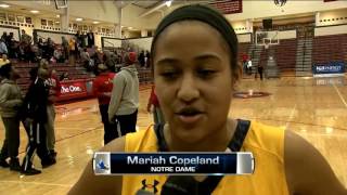 HS Girls Basketball 0126 Notre Dame vs Central Catholic [upl. by Tore224]