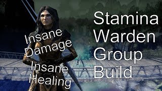 2h  SampB Stamina Warden Group Build for Murkmire Patch Elder Scrolls Online [upl. by Nnylakcaj]