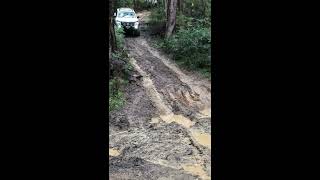 Nissan Navara BIG off road drop at the exit [upl. by Filide549]