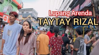 Walking Inside Lupang Arenda in Taytay Rizal Philippines  Virtual Tour [upl. by Annahsor]