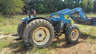 Bank Owned Real Estate amp Equipment Auction Butler GA New Holland TN65 4WD Tractor 32LA Loader [upl. by Ryter594]