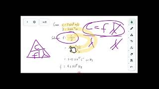 Calculating the frequency and wavelength of electromagnetic waves [upl. by Doane791]