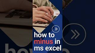 How to minus in excel  excel mein minus kaise kare [upl. by Ahseet394]