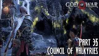 God of War 100 Walktrough  Valkűrök tanácsa  Council of Valkyries [upl. by Teodora]